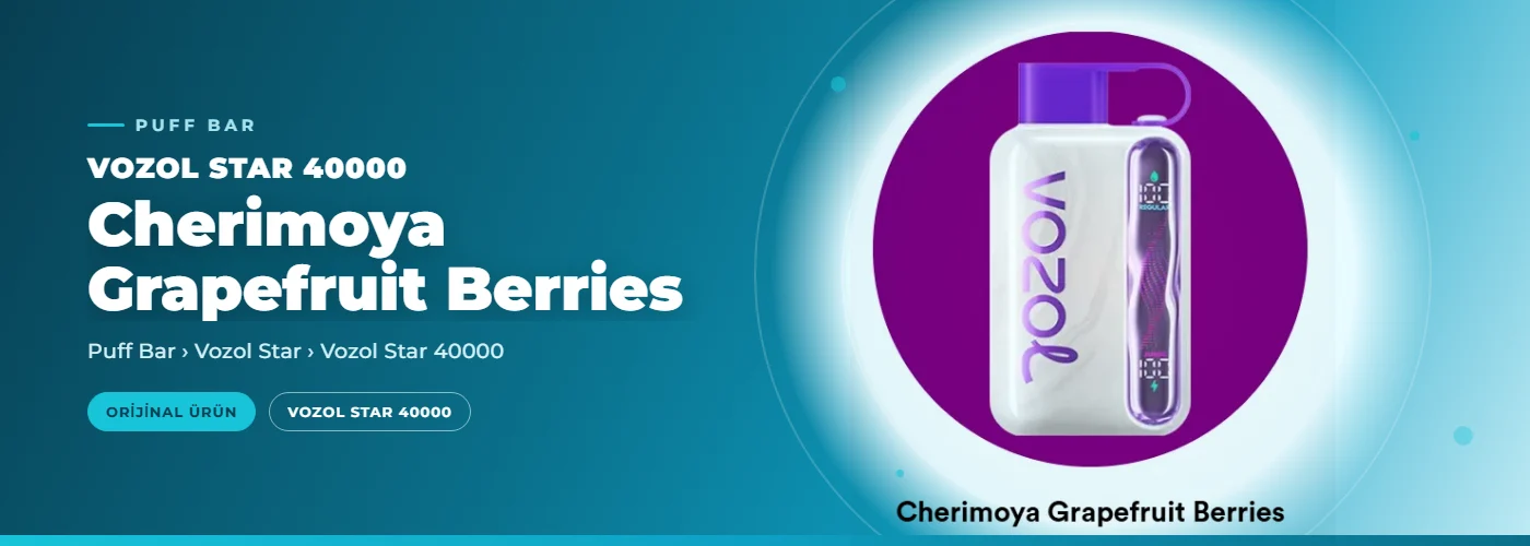 Vozol Star 40000 Cherimoya Grapefruit Berries