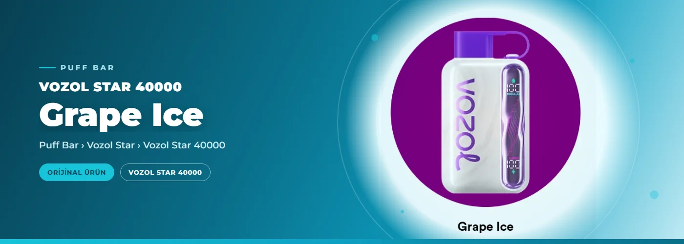 Vozol Star 40000 Grape Ice
