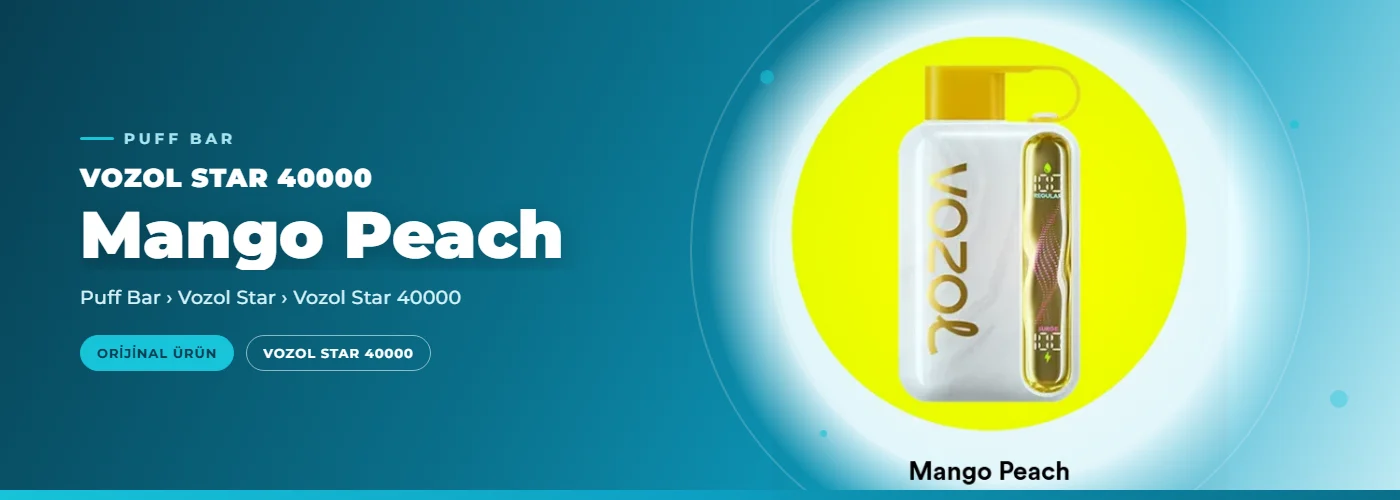 Vozol Star 40000 Mango Peach