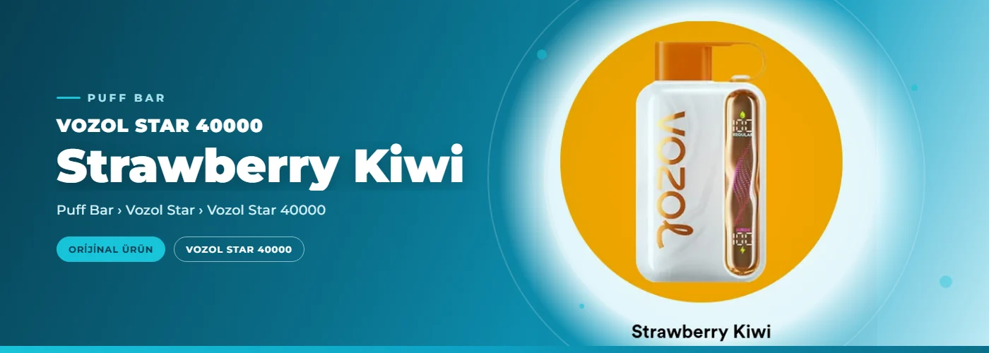 Vozol Star 40000 Strawberry Kiwi