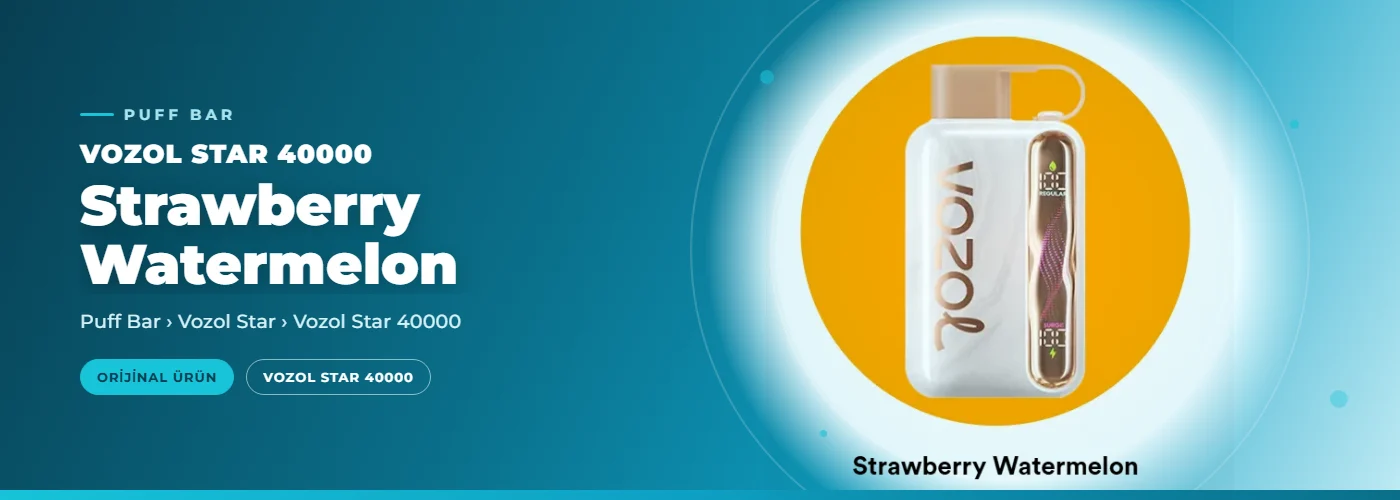 Vozol Star 40000 Strawberry Watermelon