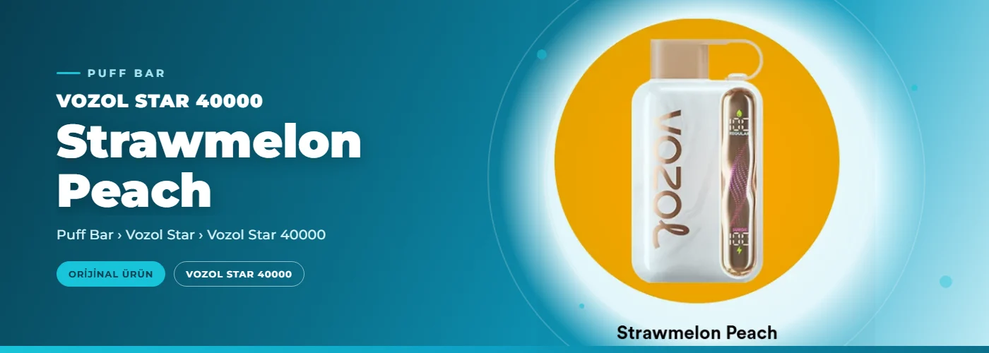 Vozol Star 40000 Strawmelon Peach