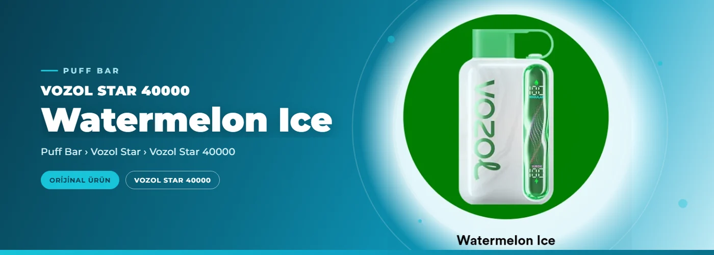 Vozol Star 40000 Watermelon Ice