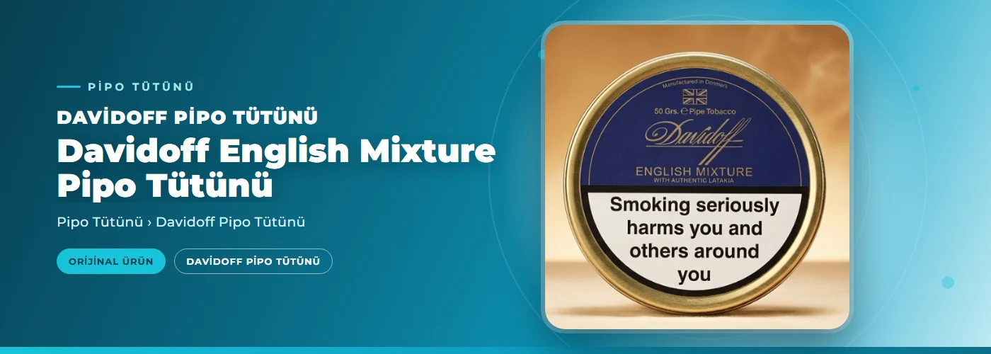 Davidoff English Mixture Pipo Tütünü