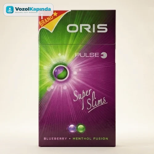 Oris Pulse Blueberry Menthol Fusion Superslims Sigara - görsel 2