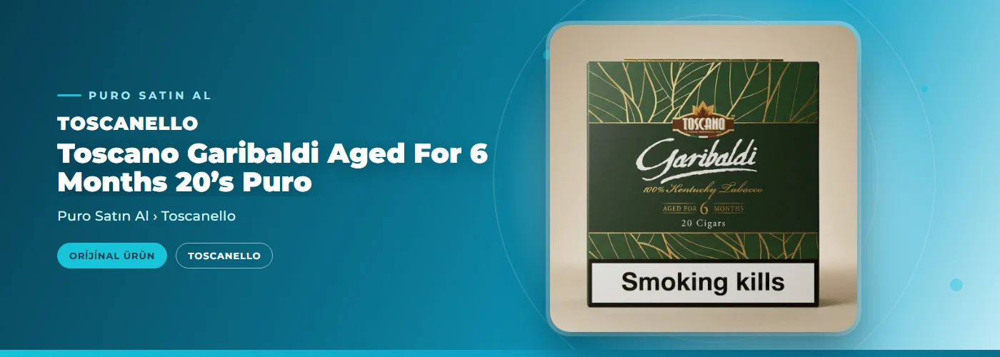 Toscano Garibaldi Aged For 6 Months 20’s Puro