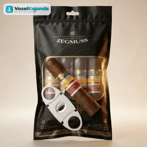 Cohiba Exclusivo Suiza – Zegmuss Nemlendirici Paket ve Puro Kesici Hediyeli - görsel 2