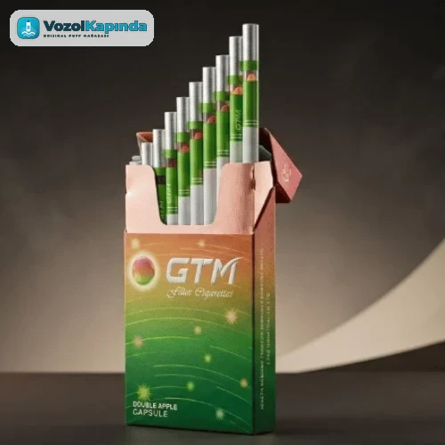 GTM Filter Double Apple Capsule Slim Sigara - Çift Elma Kapsüllü - görsel 2