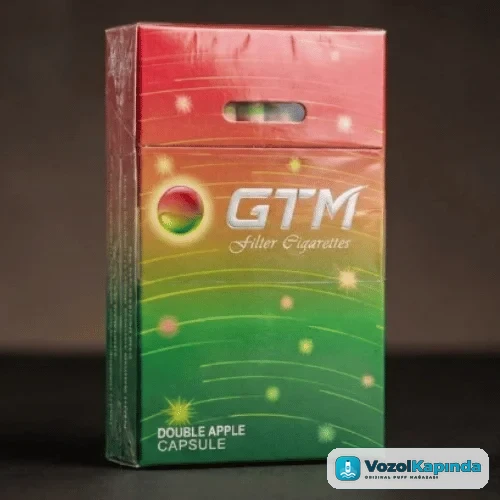 GTM Filter Double Apple Capsule Slim Sigara - Çift Elma Kapsüllü - görsel 3