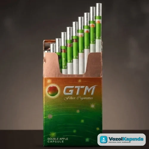GTM Filter Double Apple Capsule Slim Sigara - Çift Elma Kapsüllü