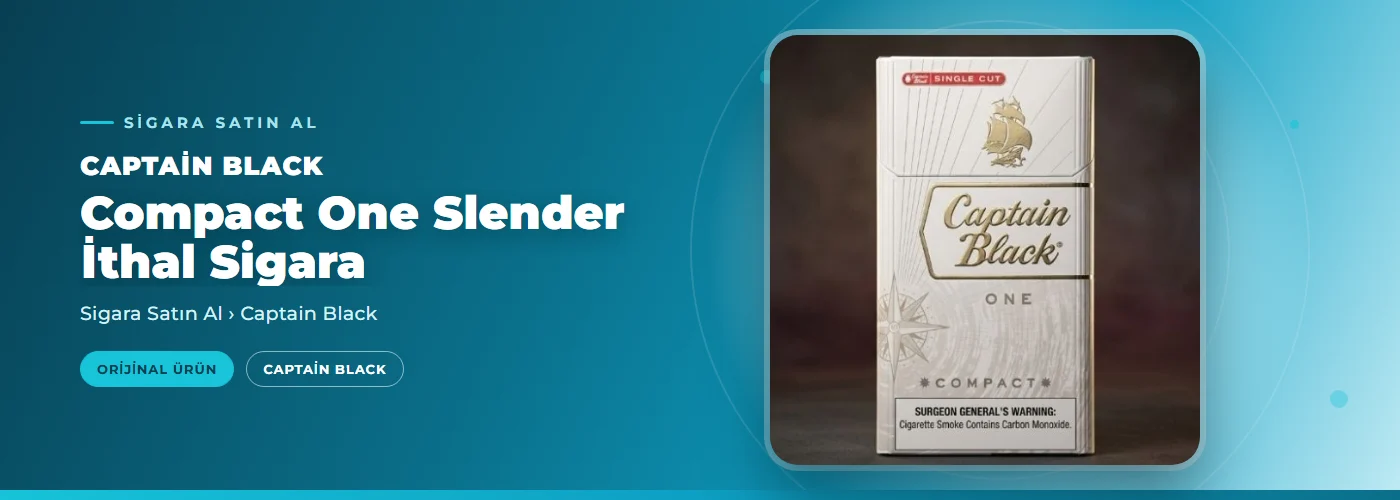 Captain Black Compact One Slender İthal Sigara Satın Al