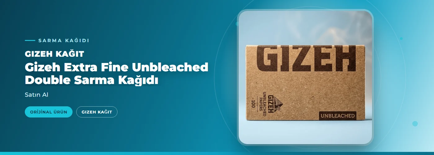 Gizeh Extra Fine Unbleached Double Sarma Kağıdı – Satın Al