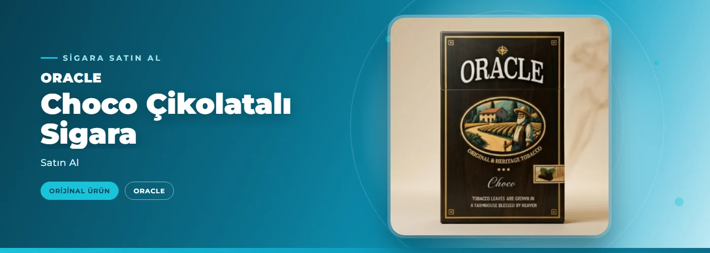 Oracle Choco Çikolatalı Sigara – Satın Al