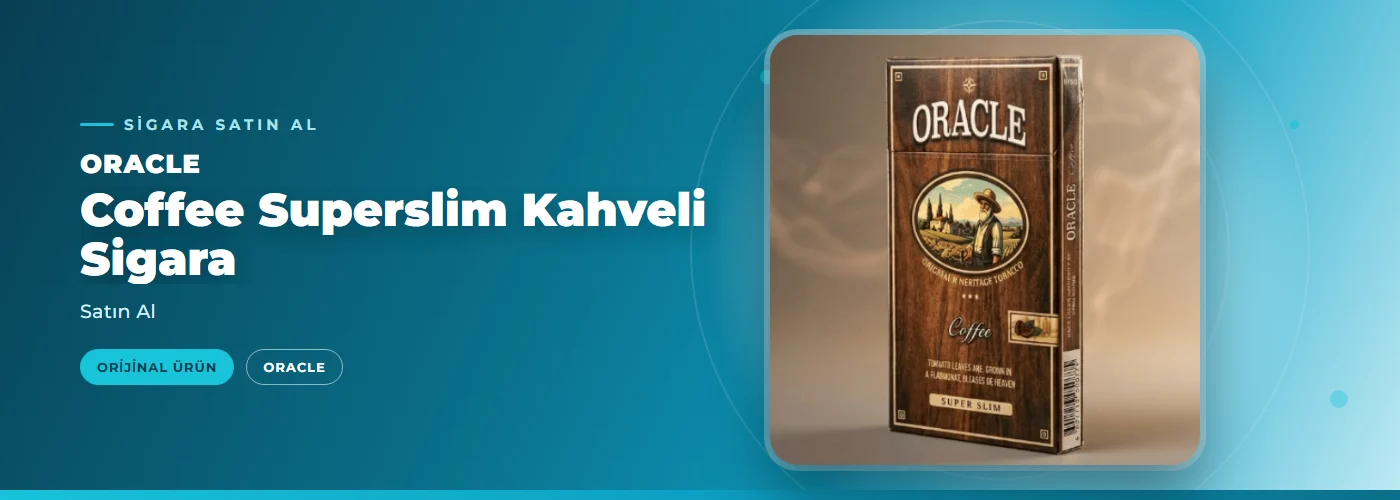 Oracle Coffee Superslim Kahveli Sigara – Satın Al