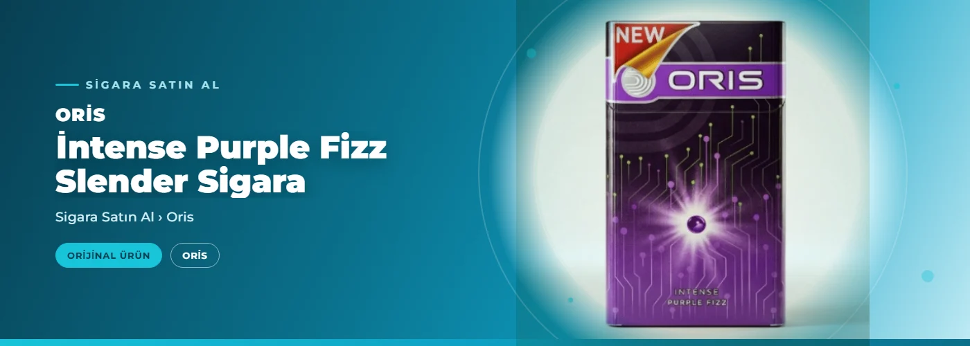 Oris İntense Purple Fizz Slender Sigara Satın Al