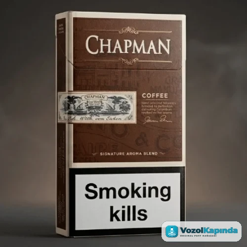 Chapman Coffee Superslim Uzun Sigara - Kahve Aromalı - görsel 2