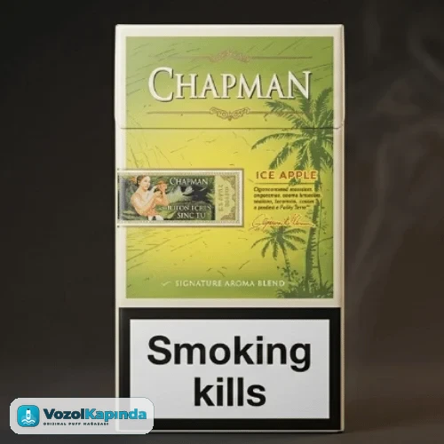 Chapman İce Apple Superslim Uzun Sigara - Buz ve Elma Aromalı