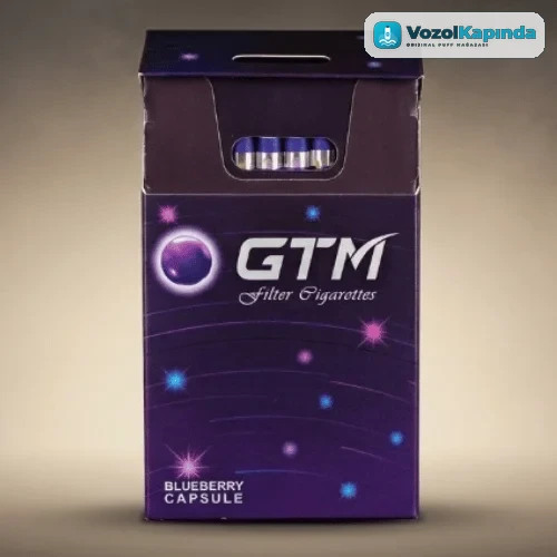 GTM Blueberry Capsule Slim Sigara – Yabanmersinli Kapsül - görsel 3