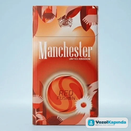 Manchester Superslim  Red fusion Sigara – Çilek ve Nane