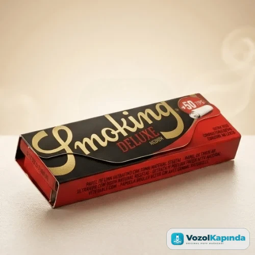Smoking Deluxe Medium Size Zıvanalı Sigara Sarma Kağıdı - görsel 2
