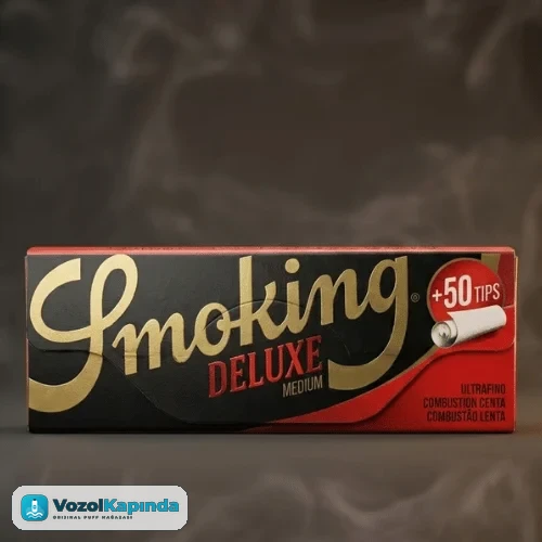 Smoking Deluxe Medium Size Zıvanalı Sigara Sarma Kağıdı