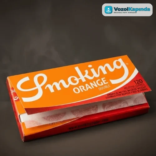 Smoking Orange Double Sigara Sarma Kağıdı - Çiftli 120's - görsel 2