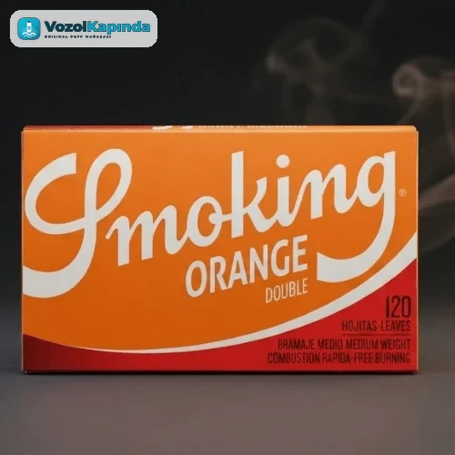 Smoking Orange Double Sigara Sarma Kağıdı - Çiftli 120's