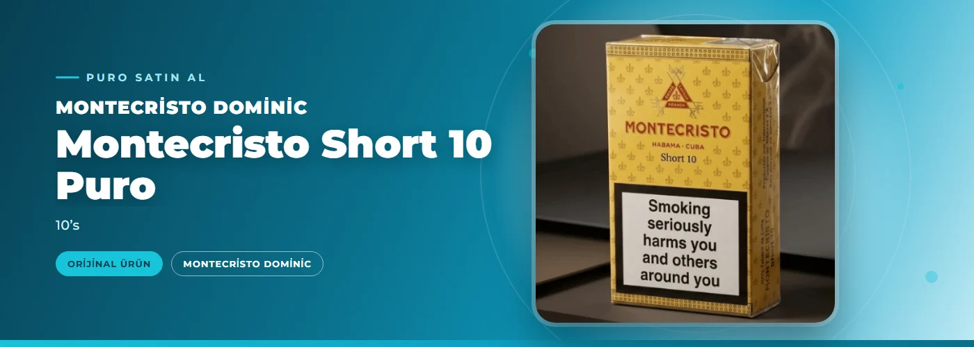 Montecristo Short 10 Puro – 10’s