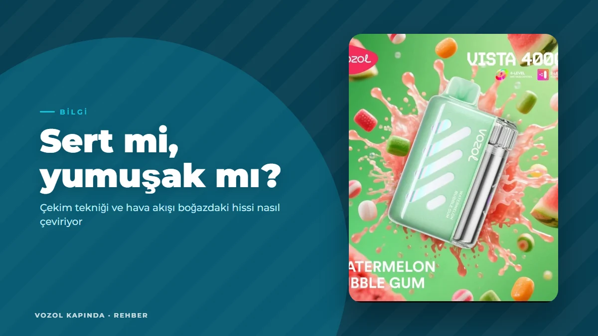 Vozol boğaz vuruşu nedir? MTL ve DTL çekim farkı anlatımı