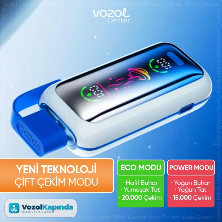 Vozol Star 20000 Bluerazz Ice - görsel 2