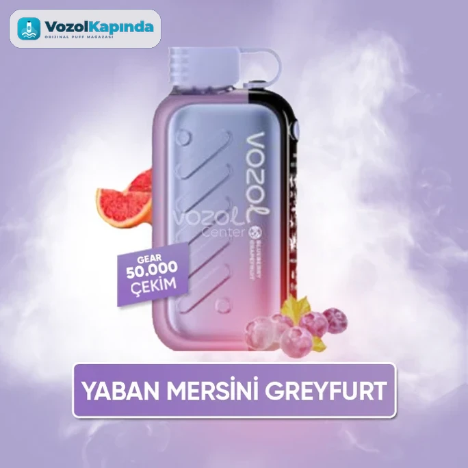Vozol Gear Ice & Sweet 50000 Blueberry Grapefruit - görsel 2