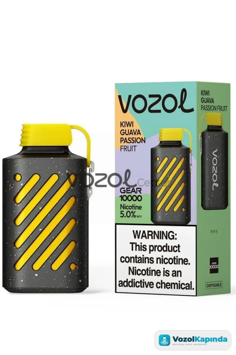 Vozol Gear 10000 Puff Kiwi Guava Passion Furit - görsel 3
