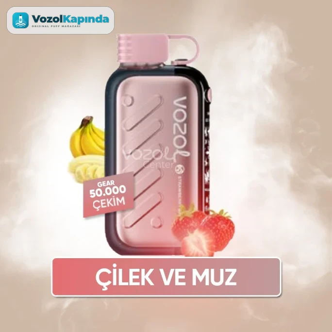 Vozol Gear Ice & Sweet 50000 Strawberry Banana