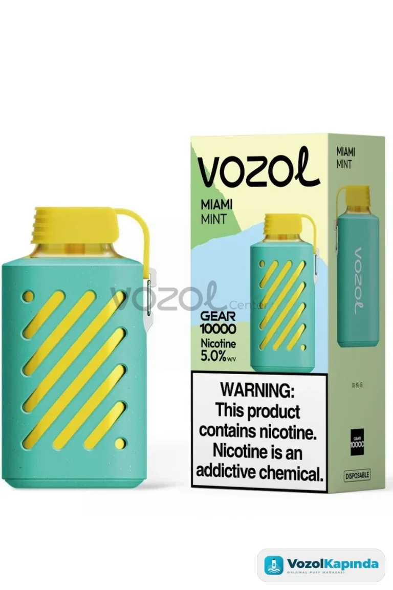 Vozol Gear 10000 Puff Miami Mint - görsel 3