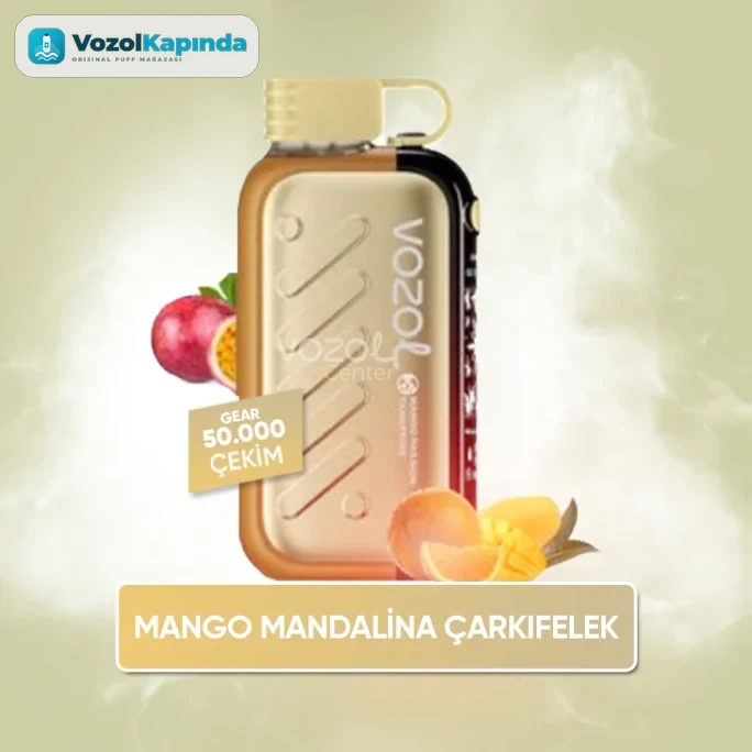 Vozol Gear Ice & Sweet 50000 Mango Passion Tangerine
