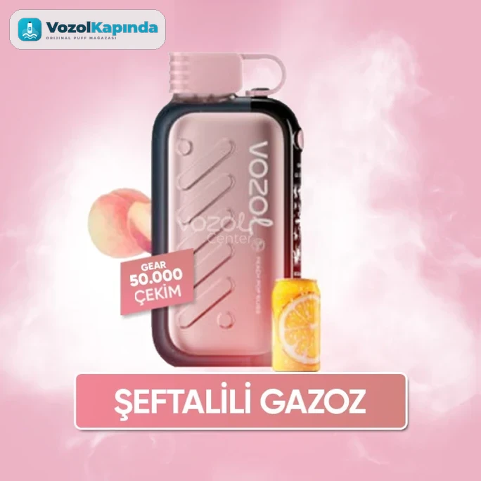 Vozol Gear Ice & Sweet 50000 Peach Pop Bliss