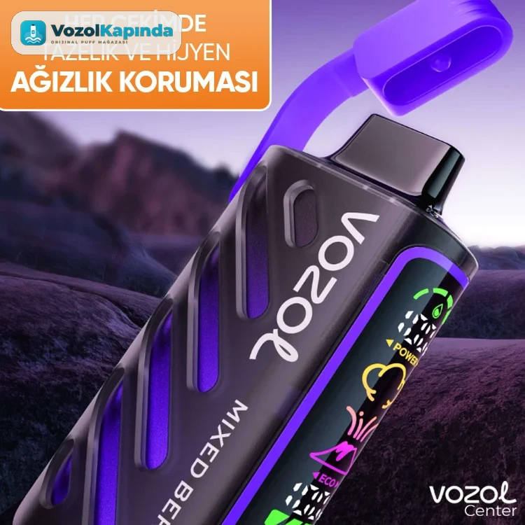 Vozol Gear Power 20000 Grape Ice - görsel 5