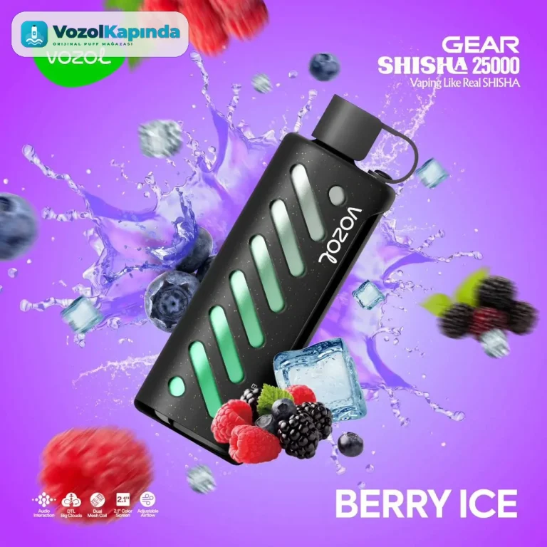 Vozol Gear Shisha 25000 Berry Ice