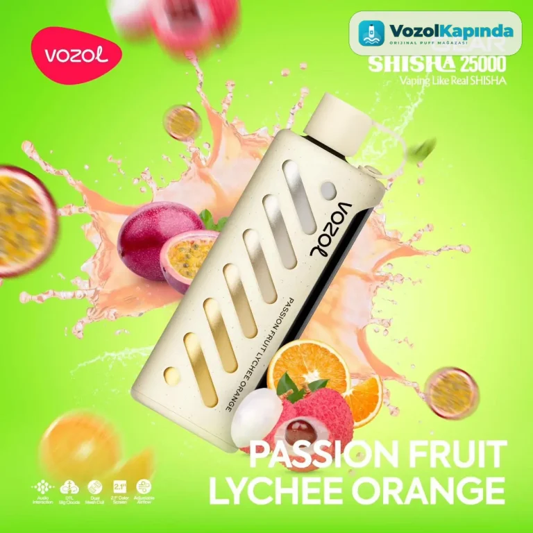 Vozol Gear 25000 Passion Fruit Lychee Orange