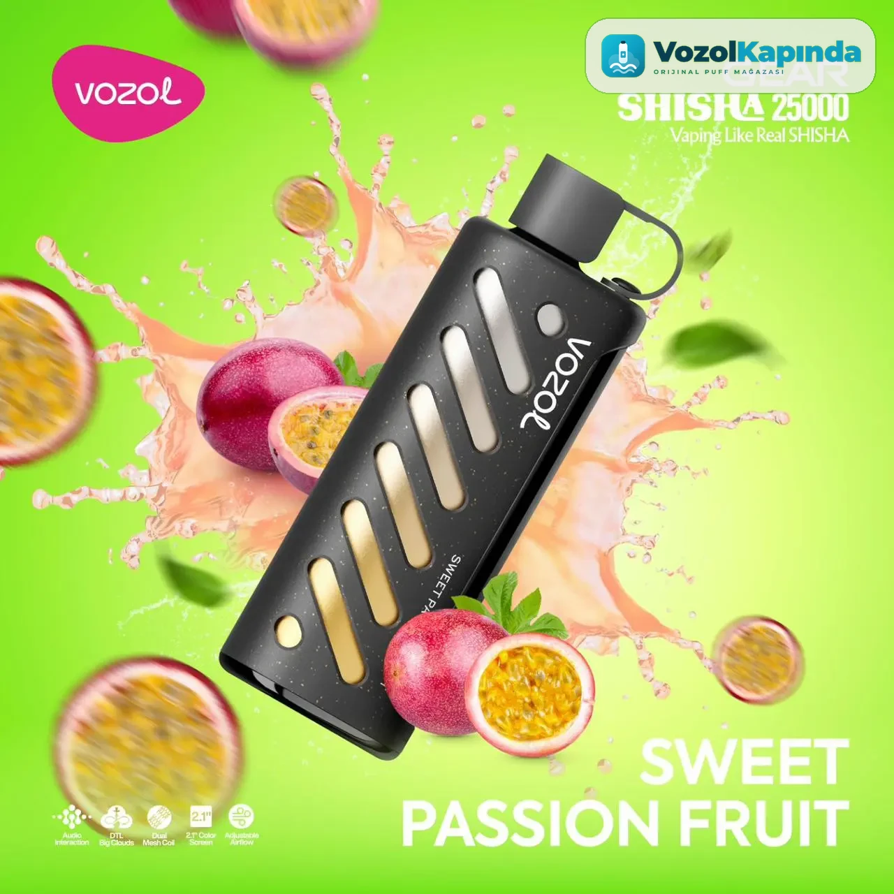 Vozol Gear 25000 Sweet Passion Fruit