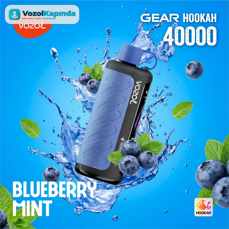 Vozol Hookah 40000 Blueberry Mint