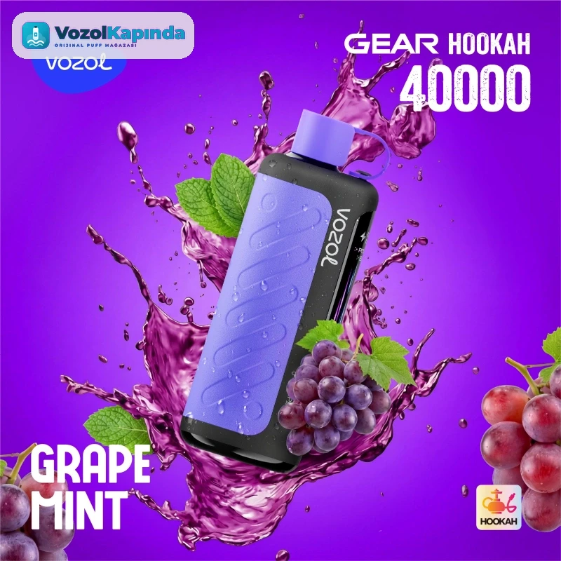 Vozol Hookah 40000 Grape Mint