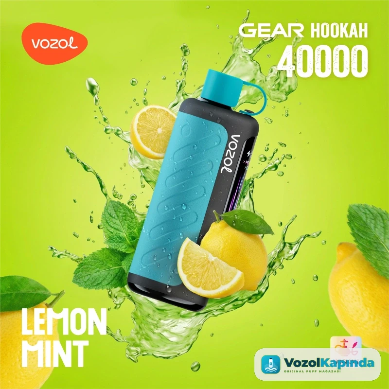 Vozol Hookah 40000 Lemon Mint