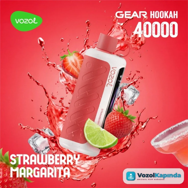 Vozol Hookah 40000 Strawberry Margarita