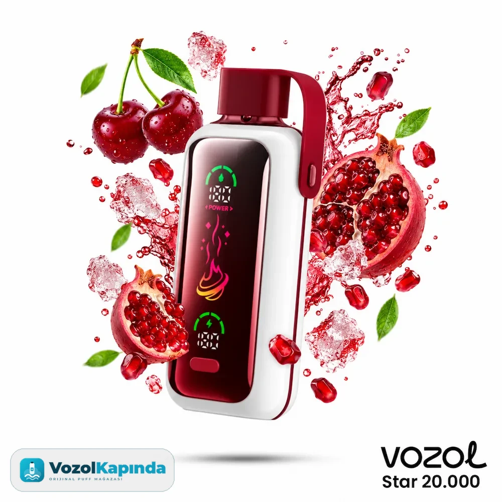 Vozol Star 20000 Cherry Pomegranate Slush