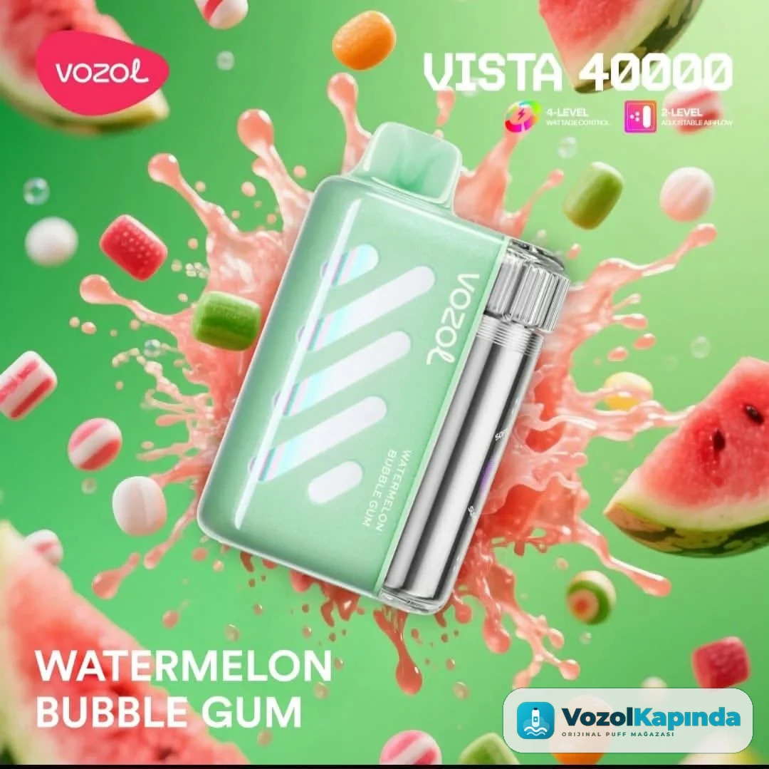 Vozol Vista 40000 Watermelon Bubble Gum