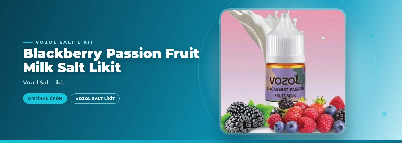 Blackberry Passion Fruit Milk Salt Likit