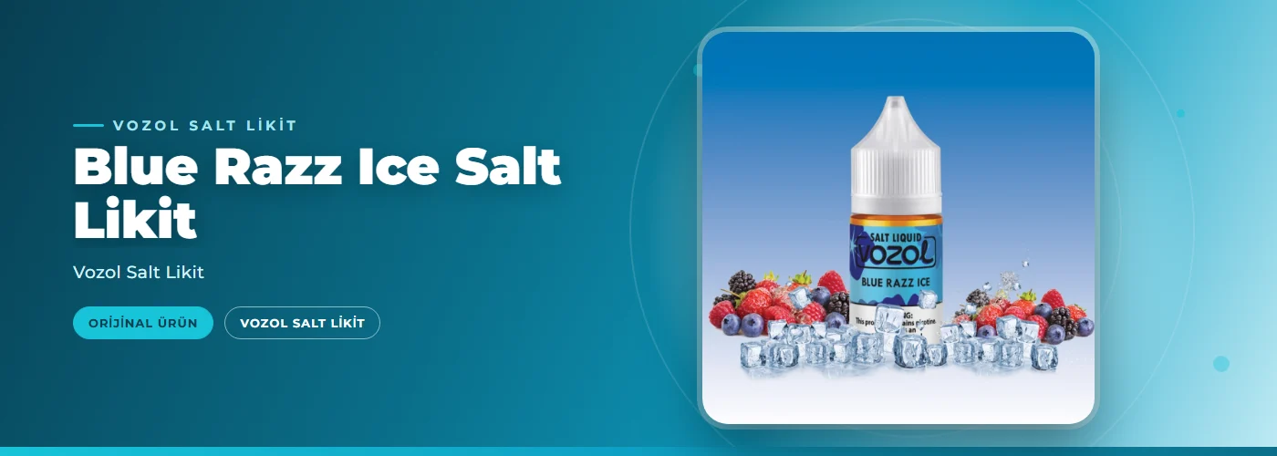 Blue Razz Ice Salt Likit
