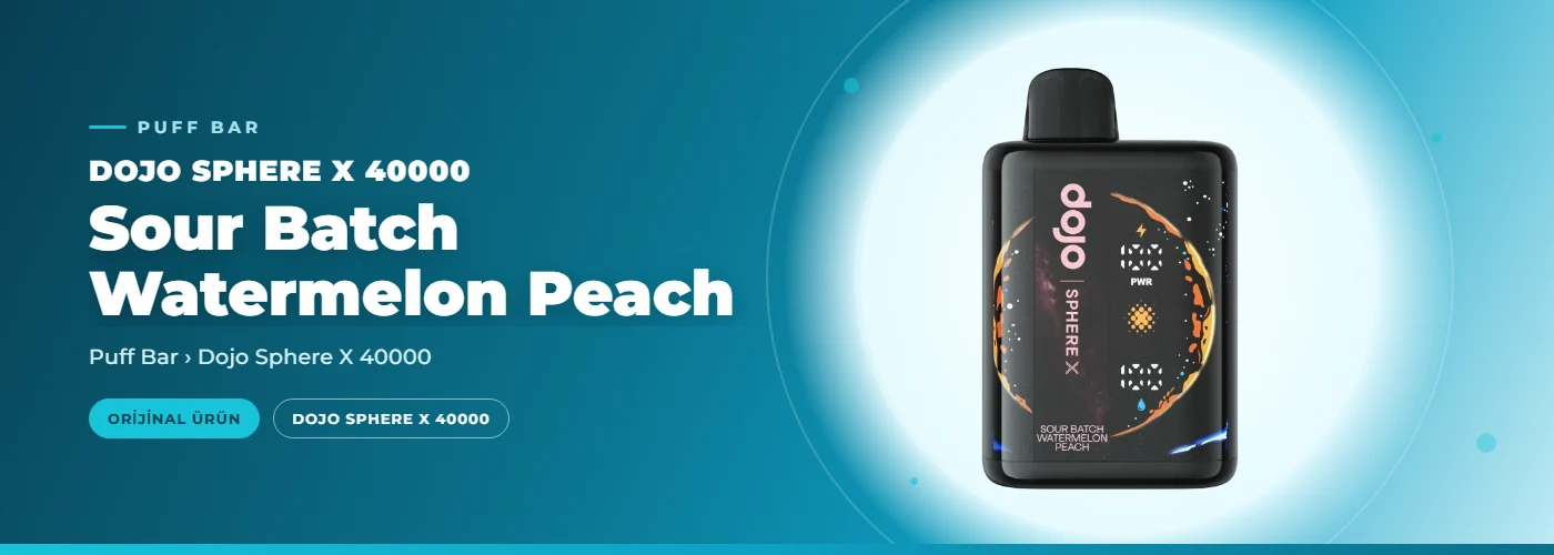 Dojo Sphere X 40000 Sour Batch Watermelon Peach