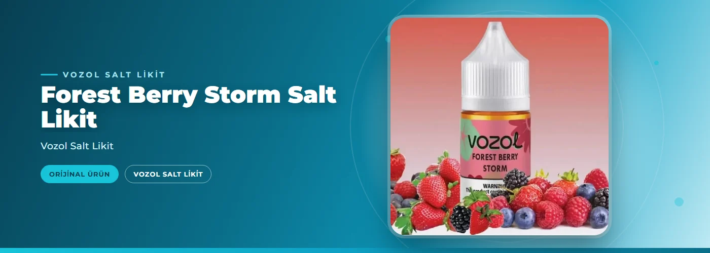 Forest Berry Storm Salt Likit
